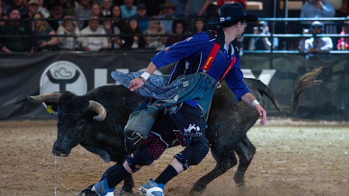 Bullfighter's Only action in Las Vegas, Nevada Bullfighter's Only action in Las Vegas, Nevada