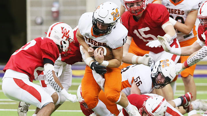 Madrid's Preston Wicker is a candidate for the Class A player of the year after leading the Tigers to the state semifinals.