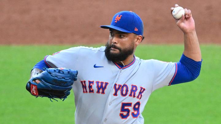 Mets starting pitcher Sean Manaea (59) has had a nice resurgence on the mound since being thrown back into the starting rotation. Mets starting pitcher Sean Manaea (59) has had a nice resurgence on the mound since being thrown back into the starting rotation.