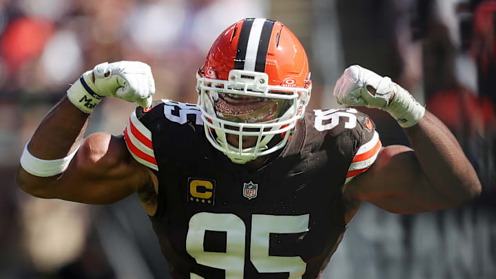 Cleveland Browns defensive end Myles Garrett Cleveland Browns defensive end Myles Garrett