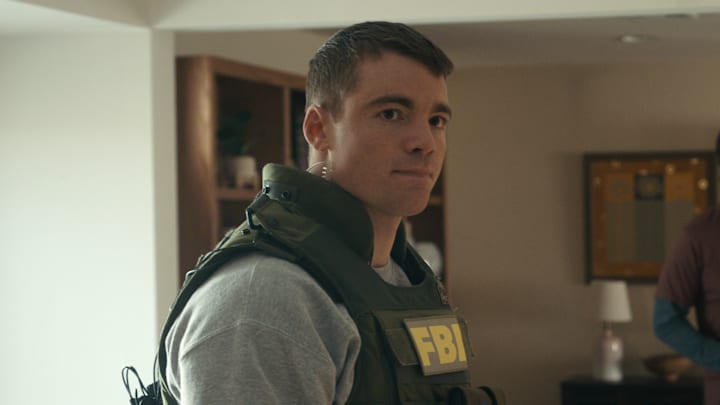 The Night Agent. Gabriel Basso as Peter Sutherland in episode 303 of The Night Agent The Night Agent. Gabriel Basso as Peter Sutherland in episode 303 of The Night Agent