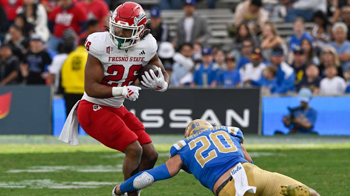 Fresno State Bulldogs running back Bryson Donelson.