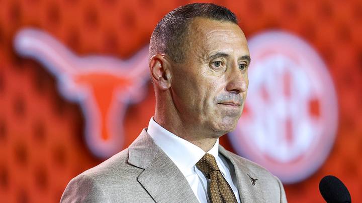 Jul 23, 2026; Tampa, FL, USA; Texas Longhorns head coach Steve Sarkisian Jul 23, 2026; Tampa, FL, USA; Texas Longhorns head coach Steve Sarkisian