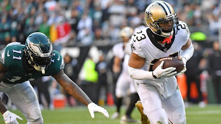 Jan 1, 2023; Philadelphia, Pennsylvania, USA; New Orleans Saints cornerback Marshon Lattimore (23).