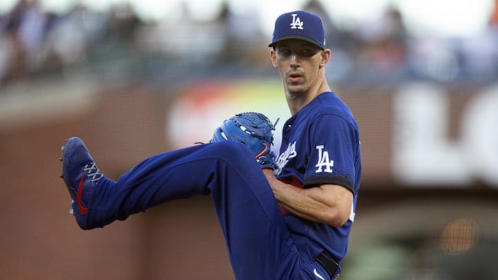 Jun 10, 2022; San Francisco, California, USA; Los Angeles Dodgers starting pitcher Walker Buehler