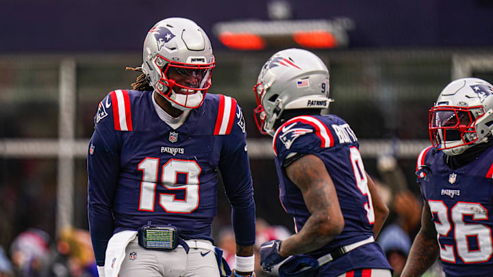 New England Patriots quarterback Joe Milton III