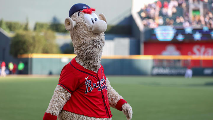 Atlanta Braves mascot Blooper