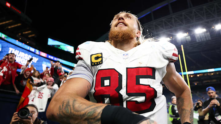 San Francisco 49ers tight end George Kittle (85) San Francisco 49ers tight end George Kittle (85)