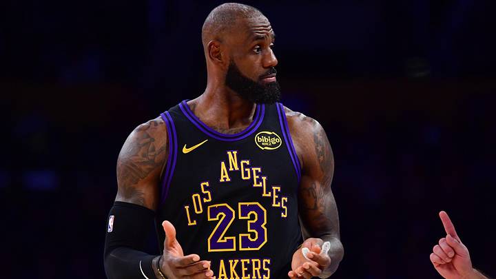 Los Angeles Lakers forward LeBron James. Los Angeles Lakers forward LeBron James.