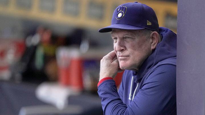 Milwaukee Brewers manager Pat Murphy (49) is shown during the first inning of their game against the San Francisco Giants Tuesday, June 2, 2026 at American Family Field in Milwaukee, Wisconsin. Milwaukee Brewers manager Pat Murphy (49) is shown during the first inning of their game against the San Francisco Giants Tuesday, June 2, 2026 at American Family Field in Milwaukee, Wisconsin.