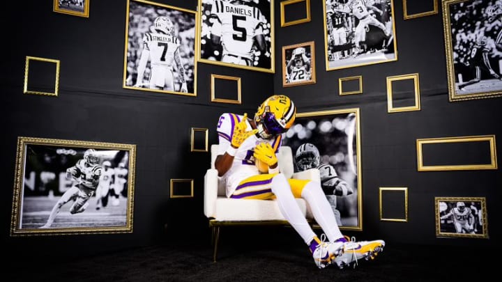 LSU target Kaliq Lockett on his official visit to LSU in June.