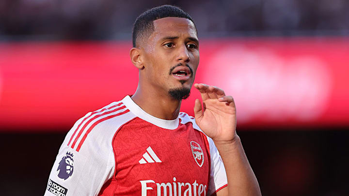 Saliba signed a new contract with Arsenal on Wednesday.