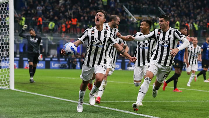 Paulo Dybala après son but face à l'Inter de Milan (1-1).