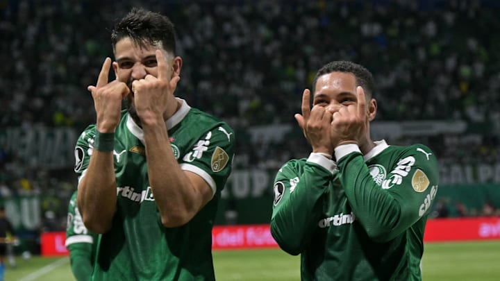 Flaco López e Vitor Roque foram os destaques do Palmeiras nas quartas de final da Libertadores 