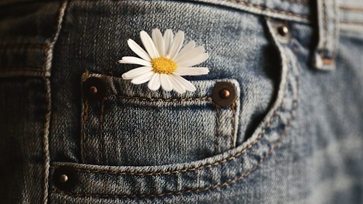 That little pocket was originally intended to hold something else.