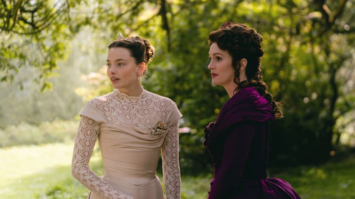 Kristine Frøseth and Leighton Meester in "The Buccaneers," premiering June 18, 2025 on Apple TV+