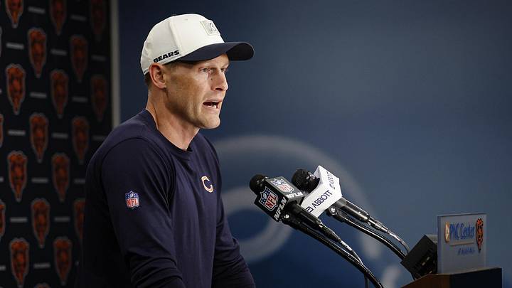 Chicago Bears head coach Ben Johnson 