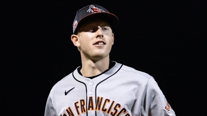 San Francisco Giants infielder Parks Harber.