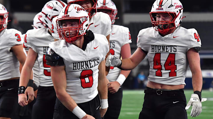 Muenster's Casen Carney.