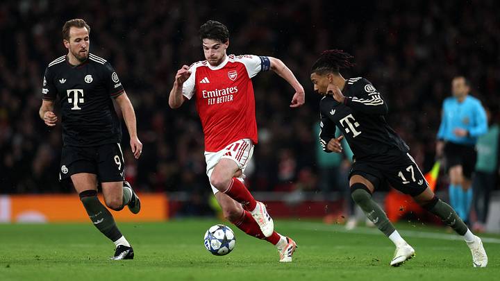 Harry Kane, Michael Olise, Declan Rice, Arsenal vs Bayern Munich Harry Kane, Michael Olise, Declan Rice, Arsenal vs Bayern Munich