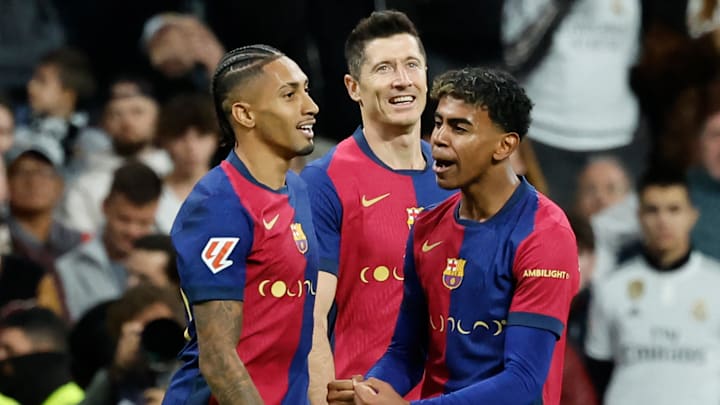 Raphinha, Robert Lewandowski y Lamine Yamal serán titulares con el FC Barcelona ante el Borussia Dortmund