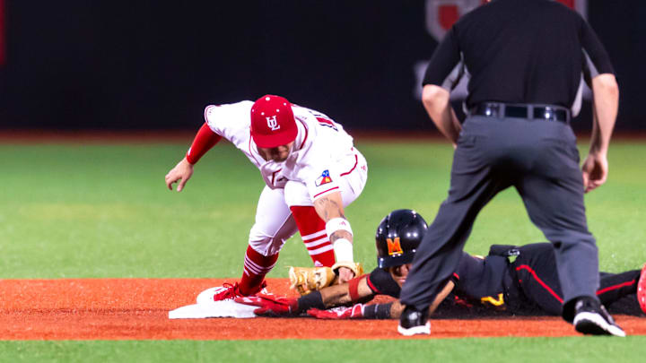 Louisianas Ragin Cajuns baseball take on Maryland. 