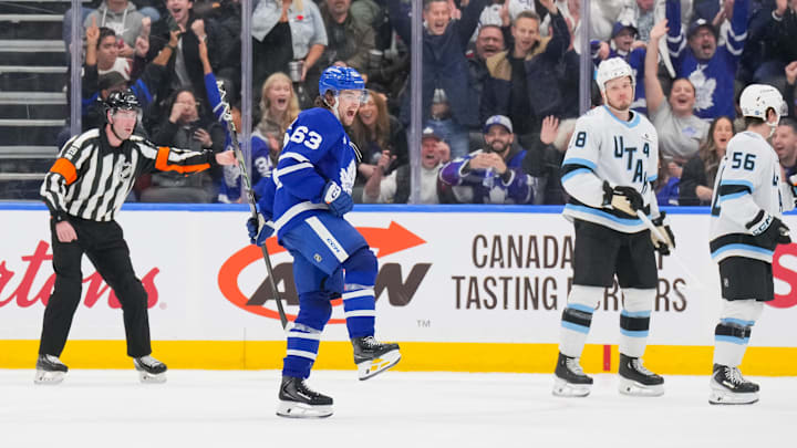 Toronto Maple Leafs forward Matias Maccelli got the game-winner against his former team on Wednesday night. Toronto Maple Leafs forward Matias Maccelli got the game-winner against his former team on Wednesday night.