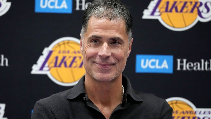 Los Angeles Lakers general manager Rob Pelinka.