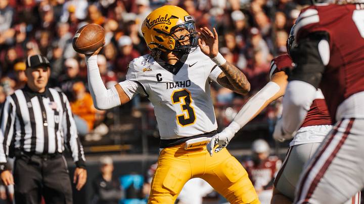 Idaho quarterback Joshua Wood (3) Idaho quarterback Joshua Wood (3)