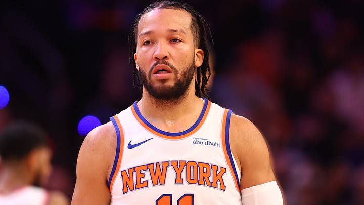 New York Knicks guard Jalen Brunson (11) against the Phoenix Suns at Footprint Center. Mandatory Credit: Mark J. Rebilas-Imagn Images New York Knicks guard Jalen Brunson (11) against the Phoenix Suns at Footprint Center. Mandatory Credit: Mark J. Rebilas-Imagn Images