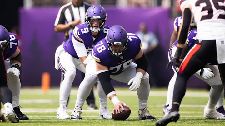 Vikings center Ryan Kelly has been ruled out for the rest of Sunday night's game. Vikings center Ryan Kelly has been ruled out for the rest of Sunday night's game.