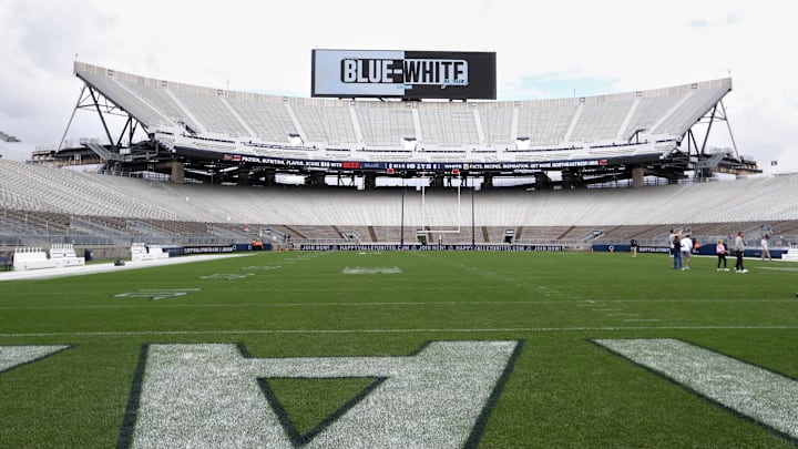 A general view of Beaver Stadium prior to the Penn State Blue-White spring game. 
