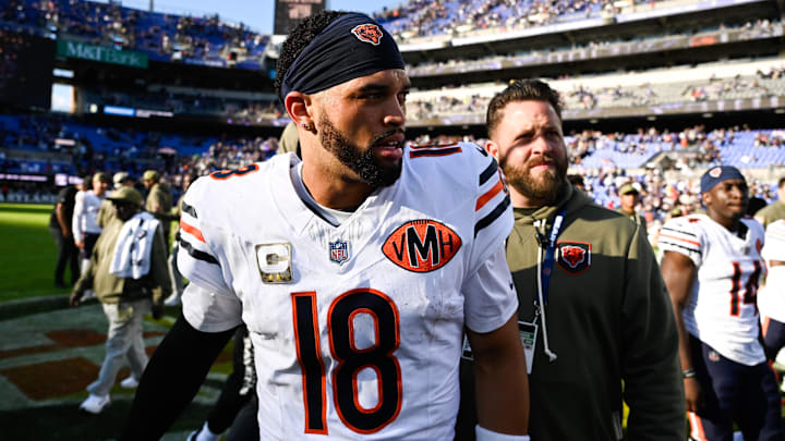 Chicago Bears quarterback Caleb Williams