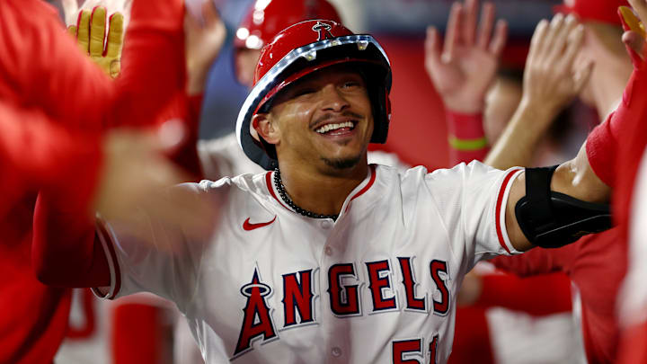 Texas Rangers v Los Angeles Angels