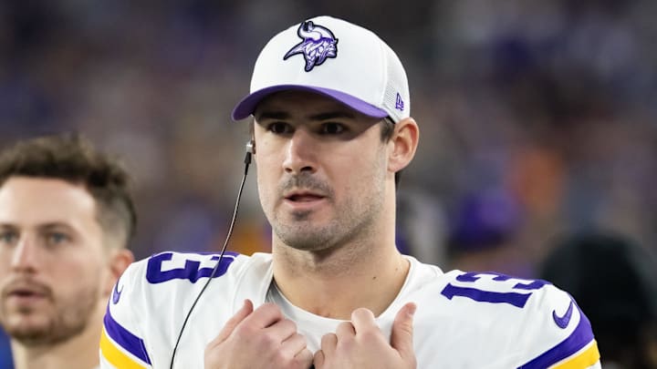 Jan 13, 2025; Glendale, AZ, USA; Minnesota Vikings quarterback Daniel Jones (13) against the Los Angeles Rams during an NFC wild card game at State Farm Stadium. Mandatory Credit: Mark J. Rebilas-Imagn Images Jan 13, 2025; Glendale, AZ, USA; Minnesota Vikings quarterback Daniel Jones (13) against the Los Angeles Rams during an NFC wild card game at State Farm Stadium. Mandatory Credit: Mark J. Rebilas-Imagn Images