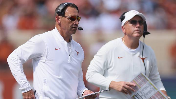 Steve Sarkisian, Kyle Flood, UTEP v Texas