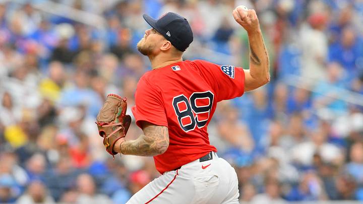 Sep 27, 2026; St. Petersburg, Florida, USA; Boston Red Sox pitcher Tanner Houck (89) delivers a pitch during the first inning against Chicago Cubs at Tropicana Field. Mandatory Credit: Pablo Robles-Imagn Images Sep 27, 2026; St. Petersburg, Florida, USA; Boston Red Sox pitcher Tanner Houck (89) delivers a pitch during the first inning against Chicago Cubs at Tropicana Field. Mandatory Credit: Pablo Robles-Imagn Images