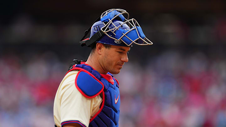 J.T. Realmuto underwent meniscectomy knee surgery on Wednesday.