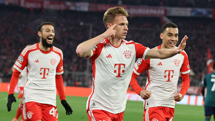 Joshua Kimmich sent Bayern Munich into the semi-finals