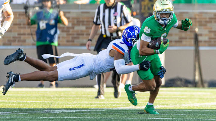 Boise State safety Ty Benefield.