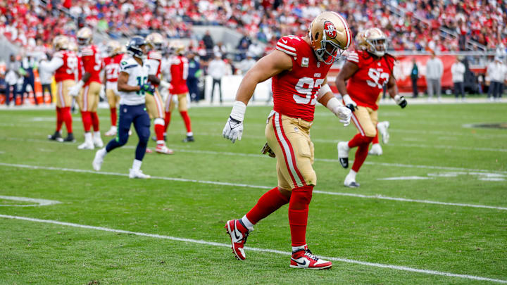 San Francisco 49ers defensive end Nick Bosa (97)