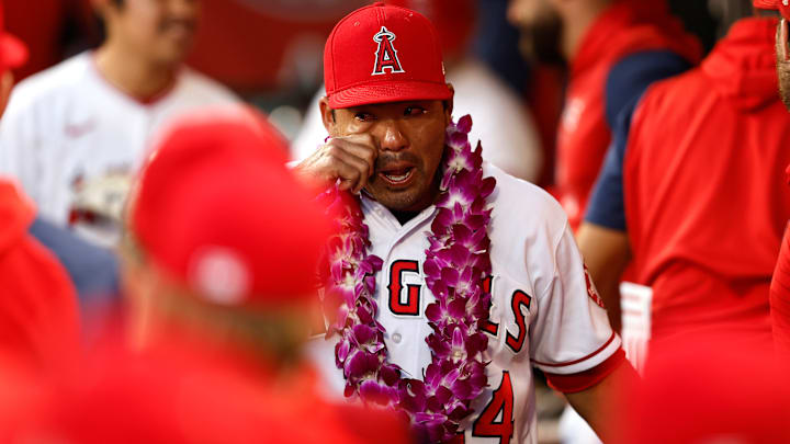 Texas Rangers v Los Angeles Angels