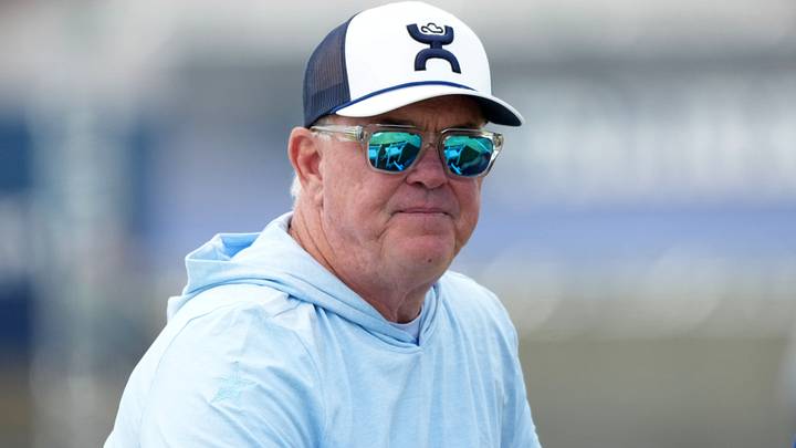 Dallas Cowboys chief operating officer Stephen Jones at training camp at River Ridge Playing Fields. Mandatory Credit: Kirby Lee-Imagn Images Dallas Cowboys chief operating officer Stephen Jones at training camp at River Ridge Playing Fields. Mandatory Credit: Kirby Lee-Imagn Images