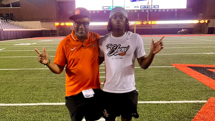 The Oklahoma State Cowboys recently welcomed in 2027 Summer Creek High School wide receiver Benny Easter Jr.  The Pokes quickly extended an offer to the star wide out following the receiver camp.
