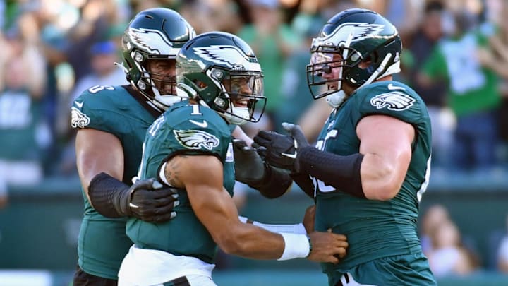 Jordan Mailata, Lane Johnson, Philadelphia Eagles
