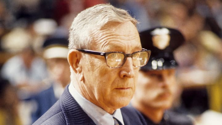 John Wooden is regarded as the greatest collegiate basketball coach in the history of the sport. John Wooden is regarded as the greatest collegiate basketball coach in the history of the sport.