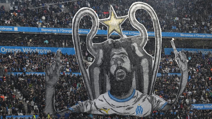 Le tifo des supporters marseillais pour OM - PSG