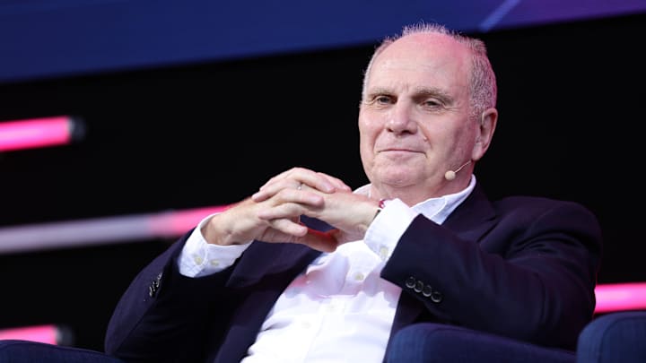 Uli Hoeneß gibt sich gewohnt siegessicher Uli Hoeneß gibt sich gewohnt siegessicher