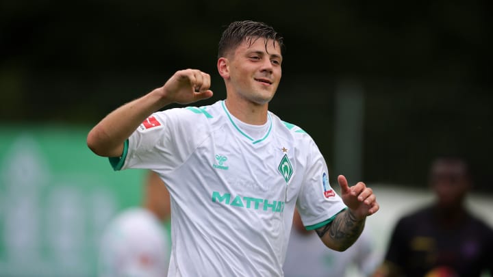Dawid Kownacki könnte vor einem Abgang vom SV Werder Bremen stehen Dawid Kownacki könnte vor einem Abgang vom SV Werder Bremen stehen