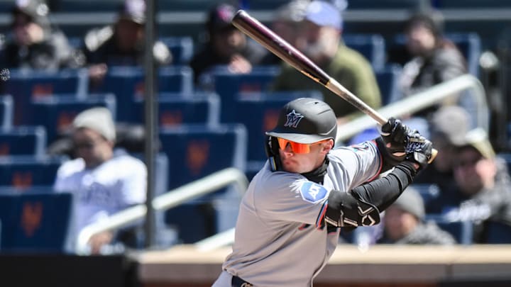 Miami Marlins outfielder Griffin Conine 